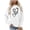 White, variant on Cilsoka Hoodies for Women Cropped Oversized Graphic Crewneck Sweatshirts Women Graphic Pullover Sweatshirts for Women Plus Size Womens Tops Casual Cotton My Orders past Orders