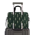 thumbnail image 2 of FORMRS 16" Laptop Sleeve Bag Carrying Case with Handle Travel Shoulder Briefcase, Dark Green Plants, 2 of 8