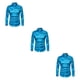 thumbnail image 4 of Qarigey Camisa satinada lisa para hombre Casual Slim Fit - Grande y de secado rápido para cualquier ocasión Funcional antiarrugas Boda azul M Type1 NO1, 4 of 6
