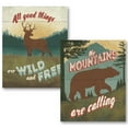 thumbnail image 1 of Gango Home Decor Lodge Discover the Wild I & Discover the Wild II by Janelle Penner (Printed on Paper); Two 11x14in Unframed Paper Posters, 1 of 5