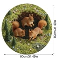 thumbnail image 3 of zhangmingg Modern Playful Animal Optical Carpet Area Rug for Living Room Bedroom, 3 of 8