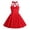Red, variant on Girls 50s Vintage Polka Dot Vintage Swing Dress 1950s Rockabilly Audrey Hepburn Prom Tea Party Dresss