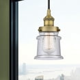 thumbnail image 2 of 616-1PH-BB-G184S Innovations Lighting Canton - 1 Light Mini Pendant In Industrial Style-9.25 Inches Tall and 5.25 Inches Wide-Brushed Brass, 2 of 2