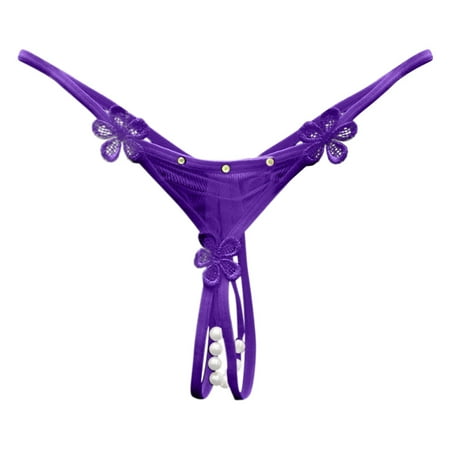 Hassda Clearance Soft Stretch Briefs Women Lace Briefs Hollow Out Crochet Lace Up Panty Thongs G String Lingerie Underwear