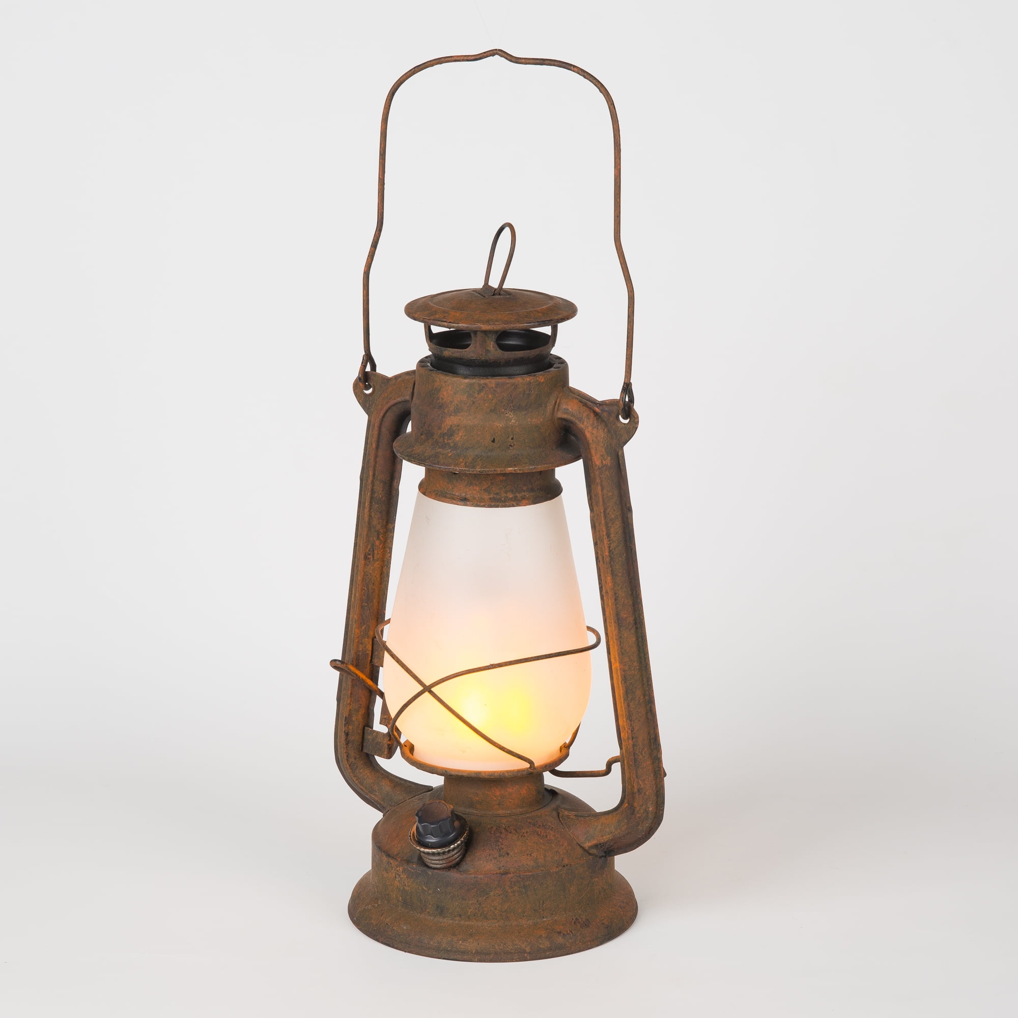 Flaming Lights Antique LED Lantern - Walmart.com - Walmart.com