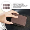 thumbnail image 3 of COSMOBETTY 15Pcs Rectangular Emery Sponges Brown for Quick and Easy Cleaning in Kitchens, 3 of 8