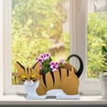 thumbnail image 4 of Jubipavy Cute Cat Shape Garden Flower Pot Plant Planting Pot Garden Decoration Gift Home Saving, 4 of 6