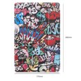 thumbnail image 3 of Funda para tableta con soporte triple a prueba de golpes para Galaxy Tab S9 de 11 pulgadas (Graffiti), 3 of 6