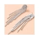 thumbnail image 3 of Pendientes largos con borlas colgantes para mujer, pendientes colgantes con diamantes de imitación para adolescentes y niñas, pendientes colgantes para bodas, bailes de graduación, joyería de moda brillar  Electrónica, 3 of 4