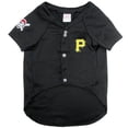 thumbnail image 2 of Pets First MLB Pittsburgh Pirates Mesh Jersey for Dogs and Cats - Licensed Soft Poly-Cotton Sports Jersey - Extra Small, 2 of 4