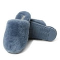 thumbnail image 2 of Fireside By Dearfoams Women's Shelly Beach Genuine Shearling Fuzzy Scuff Slipper, 2 of 6