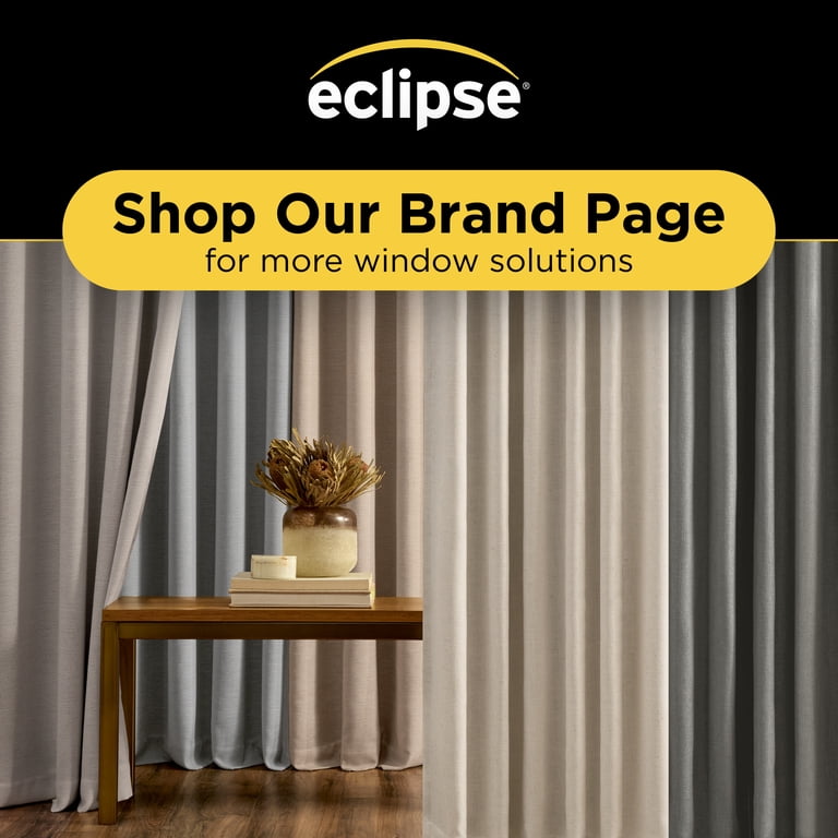 Eclipse Eames Absolute Zero Blackout Curtains, 50 Inch x 108 Inch