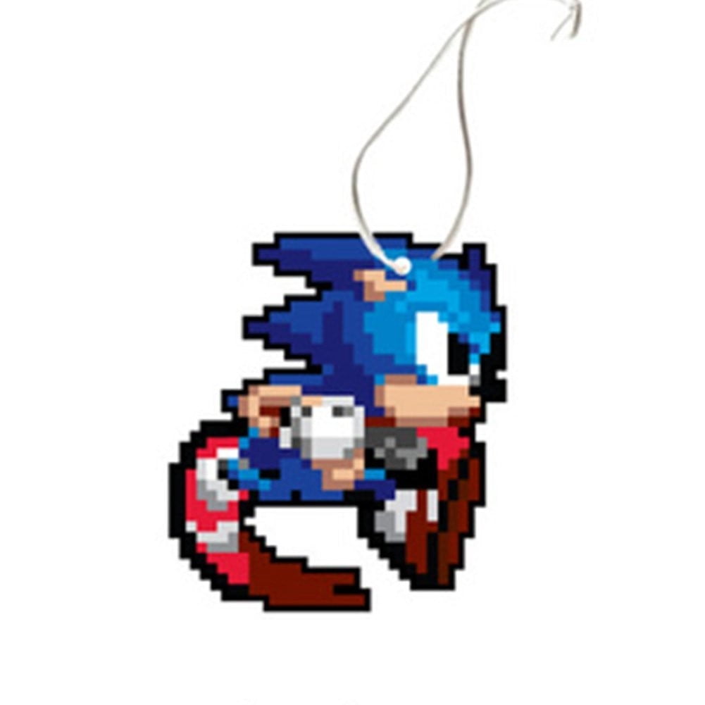Sonic The Hedgehog Air Freshener Sega 8Bit Run Car Hanging Gift