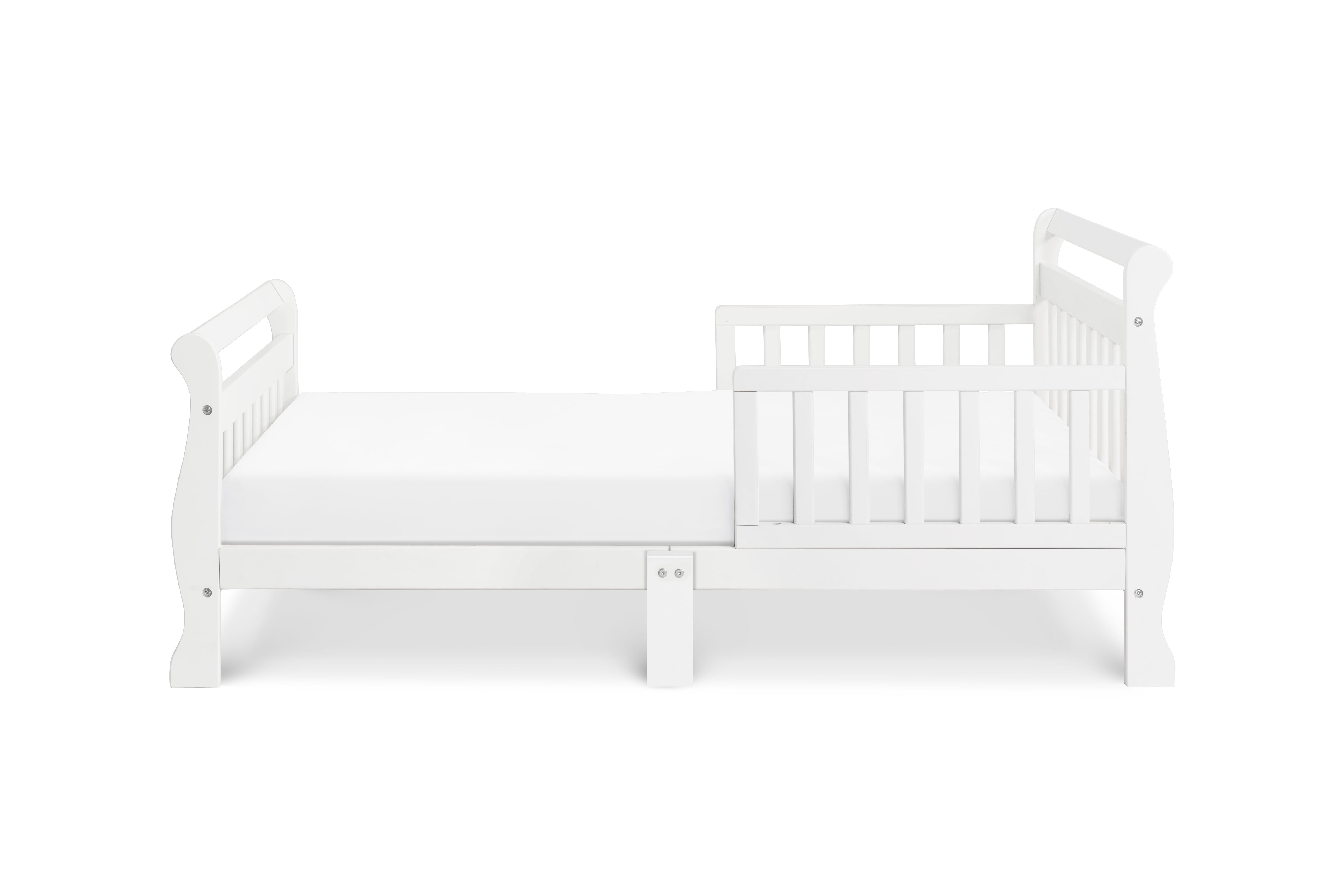 DaVinci Baby Sleigh Toddler Bed, Multiple Finishes with Bed Rails