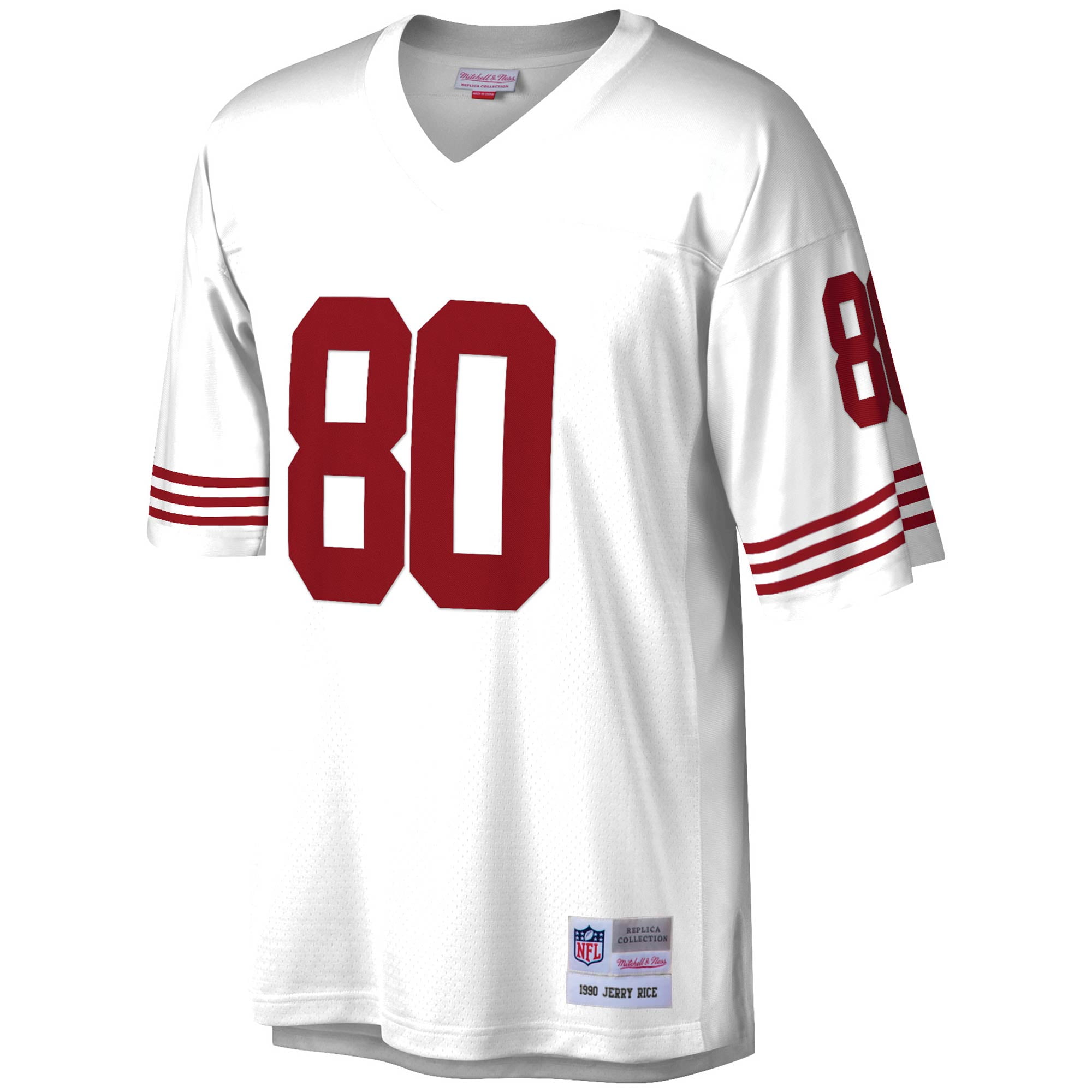 White jerry hotsell rice jersey