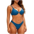 thumbnail image 2 of Traje de baño tankini de mujer de color liso con tirantes, bañador tipo bikini de dos piezas, traje de baño dividido, traje de baño de dos piezas para mujer, trajes de baño tankini para mujer, traje d, 2 of 3