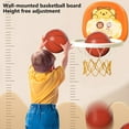 thumbnail image 5 of Basketball Hoop Indoor Outdoor Toys for Toddlers 3-12, Kids Basketball Hoop with 1 Basketball Set, Adjustable Mini Basketball Goal, Christmas Birthday Sports Toys Gift for Baby Boys Girls Age 1 and Up, 5 of 6