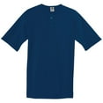 thumbnail image 1 of Two-Button Baseball Jersey L Navy, 1 of 1