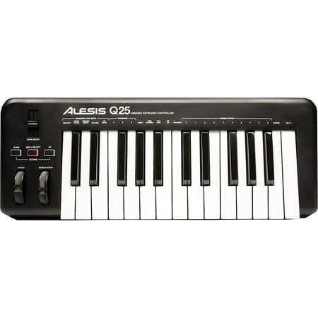 Alesis Q25 25-Key USB MIDI Keyboard Controller (Best Compact Midi Controller)