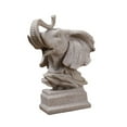 thumbnail image 2 of QSTDGVPW Animal Sculpture Anniversary Gift Ornament for Living Room Bedroom Bookshelf Elephant, 2 of 9
