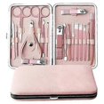 thumbnail image 1 of u200b18-in-1 Stainless Steel Manicure Set with Eyebrow Knife & Nail Care Tools for Home & Travelu200b_CP, 1 of 5