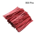 thumbnail image 3 of Uxcell 800Pcs Bag Twist Ties 4" Reusable Plastic Twist Ties Wire Cable Ties for Party Bread, Red, 3 of 6