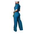 thumbnail image 2 of Jumpsuit YSINTL pantalones anchos de cintura alta para mujer, 2 of 5