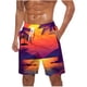 thumbnail image 1 of Pantalones Cortos Casuales para Hombre Imprimir con Bolsillos Pantalones de Playa de Cintura Elástica, Pantalones Cortos de Cintura Elástica para Hombre, 1 of 9