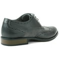 thumbnail image 6 of Alpine Swiss Zurich Mens Wing Tip Dress Shoes Two Tone Brogue Lace Up Oxfords, 6 of 7