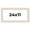 Charleston White, variant on 24x11 Frame White Real Wood Picture Frame Width 1.5 inches | Interior Frame Depth 0.5 inches |