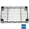 thumbnail image 5 of Shelving Inc. 8" d x 12" w x 96" h Chrome Wire Shelving with 4 Tier Shelves, Weight Capacity 800lbs Per Shelf, 5 of 9