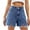 Dark Blue, variant on Pants For Women Jean Shorts For Women High Waisted Casual Denim Shorts Cute Trendy Summer Denim Jorts With Pockets Leisure