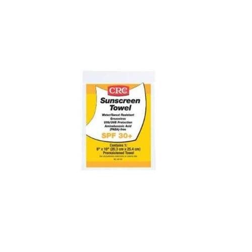 CRC Sunscreen Towel, Clear Yellow