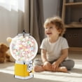 thumbnail image 4 of Vending Machine, 1 Dollar Twister Ball Dispenser, Commercial Big Capsule Twister Ball Candy Vending Machine w/2 Keys for Amusement Parks Hypermarkets Parks & Game Halls, 4 of 16