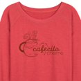 thumbnail image 2 of Instant Message - Cafecito Y Chisme - Women's Lightweight French Terry Pullover, 2 of 6