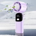 thumbnail image 1 of Handheld Mini Fan with Digital Display, USB Rechargeable Portable Battery Fan for Travel and Outdoor, 100 Speed Settings, Compact Fan, 1 Pack, 1 of 8