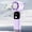 Purple, variant on Portable Handheld Fan with Digital Display and High Wind Power, USB Rechargeable for Outdoor and Daily Use