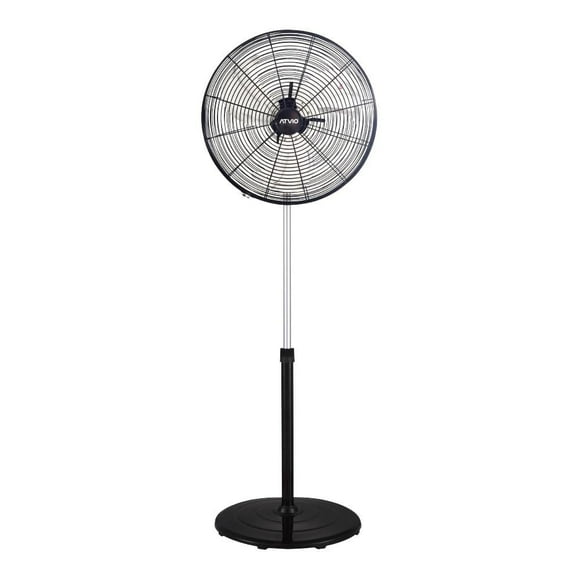 Ventilador de Pedestal Atvio Home De Pedestal 20 Pulgadas Aspas y Parrilla de Metal 155cm de Altura Máxima