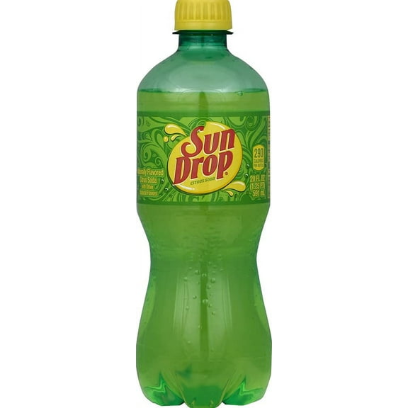 Sun Drop Soda, 20 oz, 12 Units