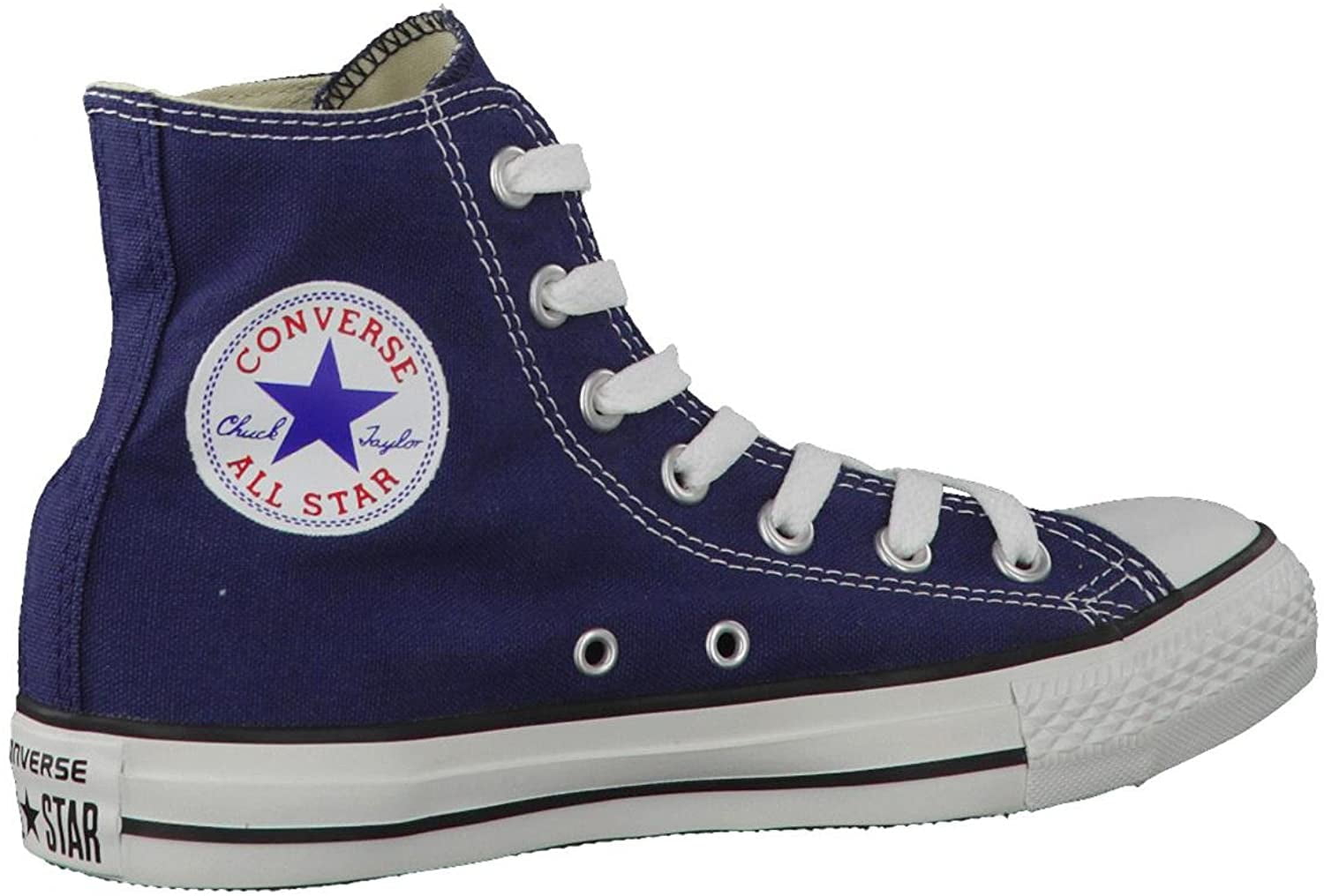 Converse Chuck Taylor Star Canvas Hi Top Unisex Sneakers - Navy 7M/9W - Walmart.com