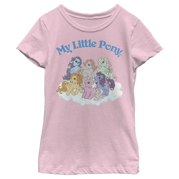 Girl's My Little Pony Favorite Original 6  Graphic Tee Light Pink X Small