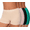 Black+Pink+Skin+Green, variant on Plus Size XL-6XL BoyShorts Underwear for Women High Waisted Panties Stretch Briefs 4 Pack Black Burgundy Skin DarkGreen 2XL