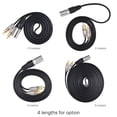 thumbnail image 2 of Amdohai 1 XLR Mâle à 2 RCA Mâle Plug Stéréo, 2 of 6