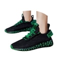 thumbnail image 3 of Rotm Women'S Walking Shoes Women & Mens Running Shoes Tennis Walking Gym Lightweight Workout Slip on Athletic Fashion Sneakers Green,36, 3 of 7
