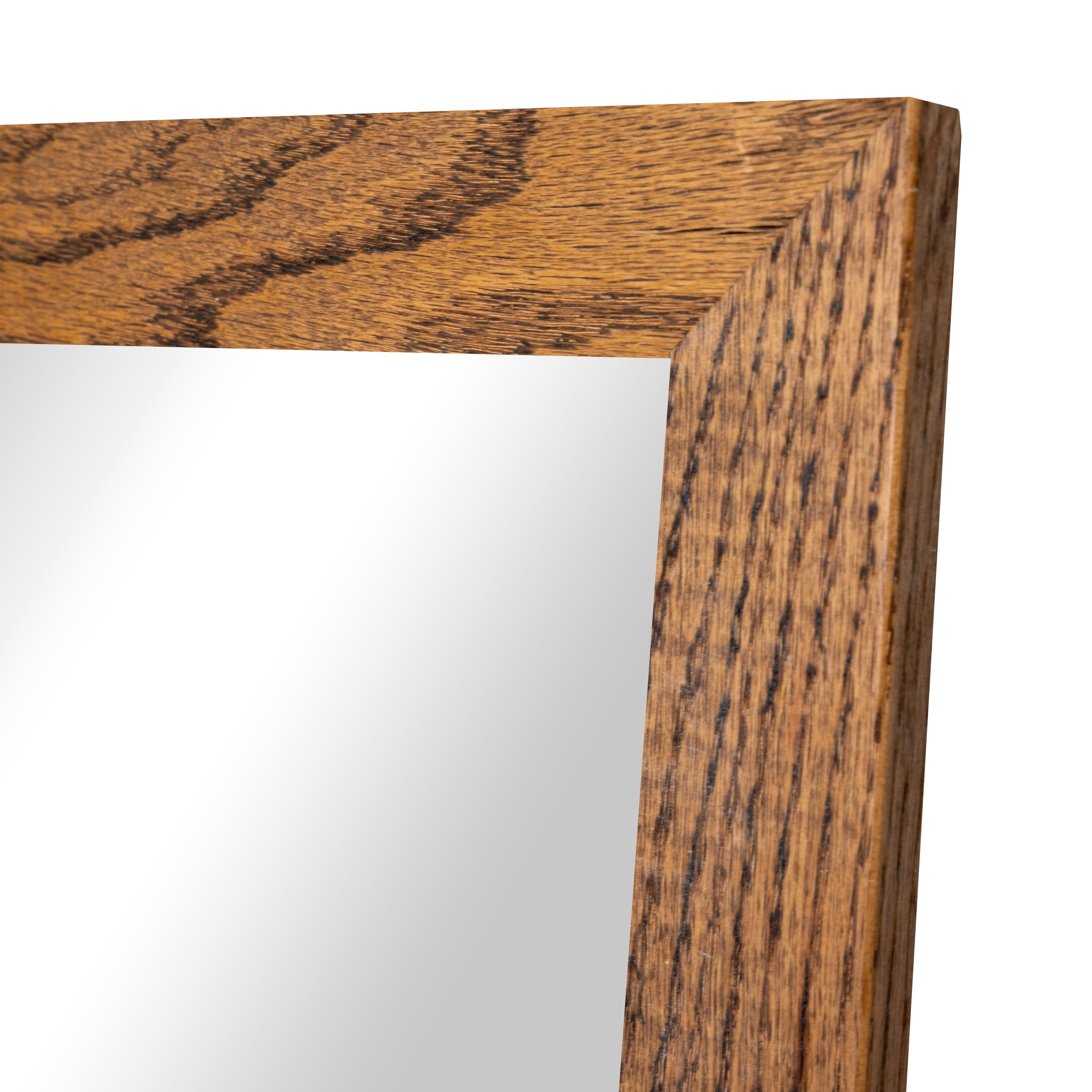 Rayne Ozark Hardwood 2" Red Oak Wall Mirror 67" x 30" Floor Mirror Honey