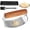 1, variant on Manual Stainless Steel Garlic Press Rocker, Crusher Masher with Peeler, Drum Brush for Kitchen