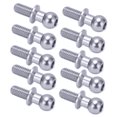 thumbnail image 1 of RC Ball Link Track Rod, 10pcs Aluminum Alloy Ball Link Lightweight RC Rod  End Joint for TT01 TT02 RC Car, 1 of 7