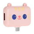 thumbnail image 3 of Estación de acoplamiento 3 en 1 Bling Bling tipo C a USB 3.0 USB 2.0 color rosa, 3 of 12