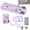Purple, variant on SolidPal 8-in-1 Foldable Pilates Board, Multi-Purpose Home Pilates Reformer Workout Equipment