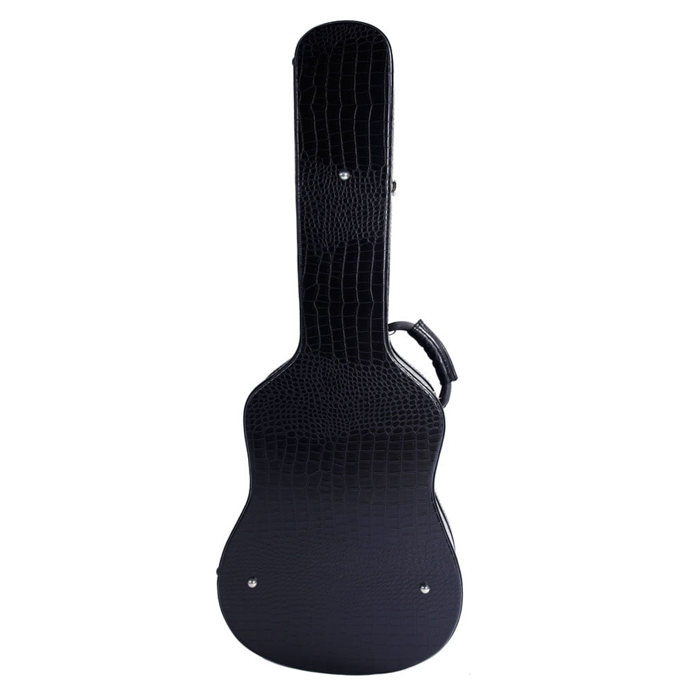 Lowestbest 41" Folk Guitar Case, Hardshell Carrying Case, Crocodile Dermatoglyph Flat, Black Lowestbest 41" Folk Guitar Case, Hardshell Carrying Case, Crocodile Dermatoglyph Flat, Black